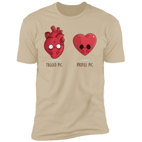 T-Shirts Sand / S Profile Pic Men's Premium T-Shirt