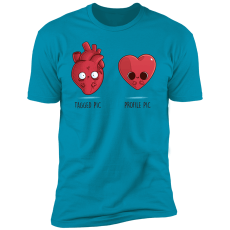 T-Shirts Turquoise / S Profile Pic Men's Premium T-Shirt