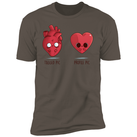 T-Shirts Warm Grey / S Profile Pic Men's Premium T-Shirt