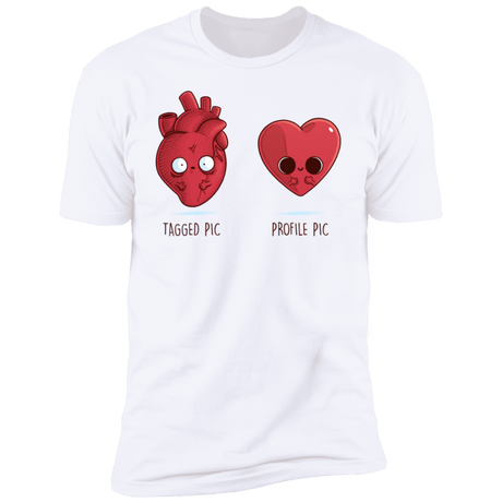 T-Shirts White / S Profile Pic Men's Premium T-Shirt