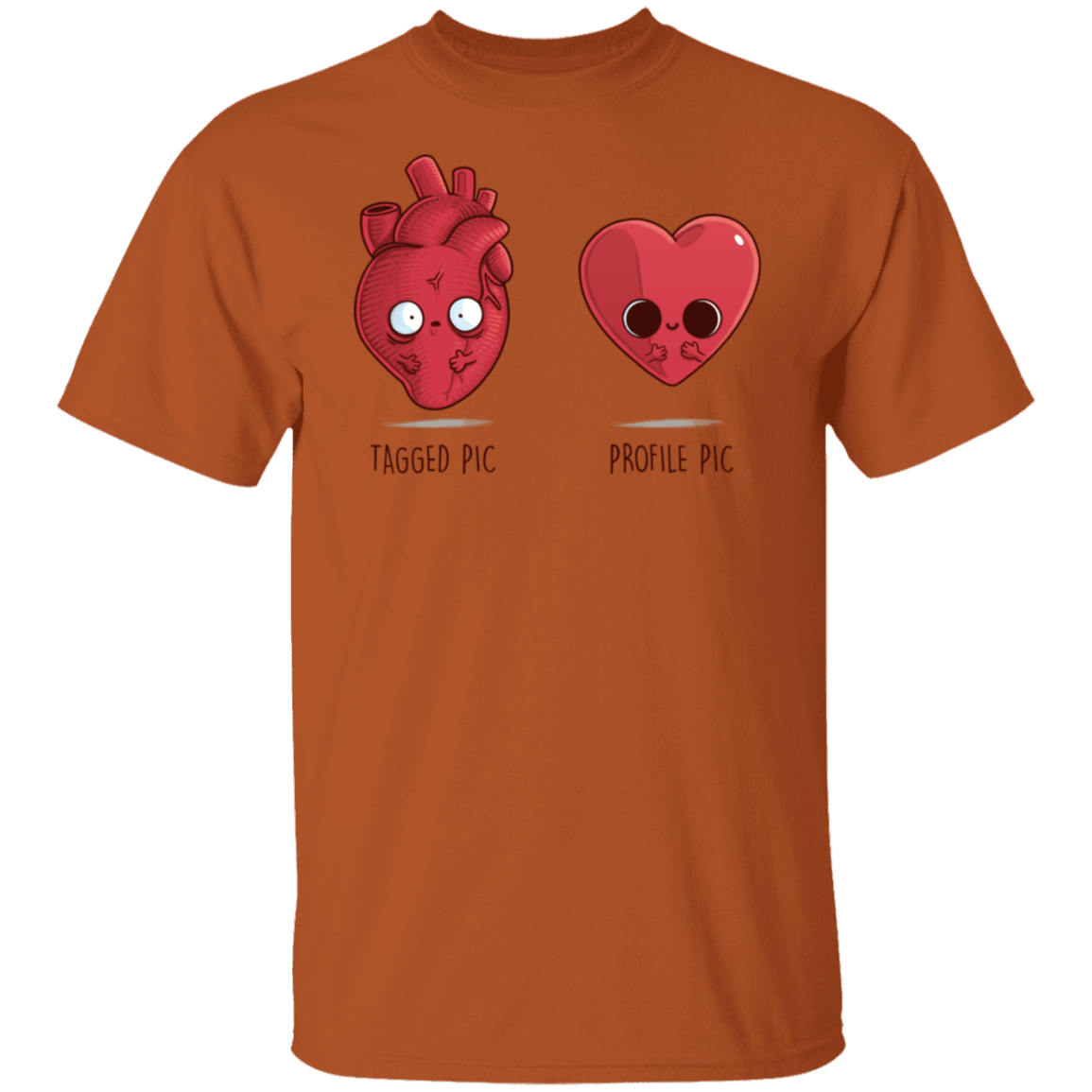 T-Shirts Texas Orange / S Profile Pic T-Shirt