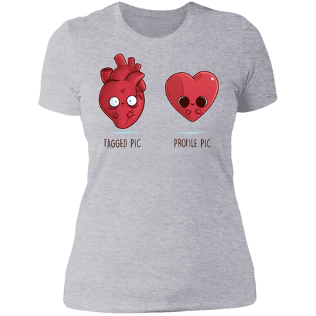 T-Shirts Heather Grey / S Profile Pic Women's Premium T-Shirt