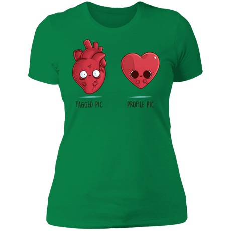 T-Shirts Kelly Green / S Profile Pic Women's Premium T-Shirt