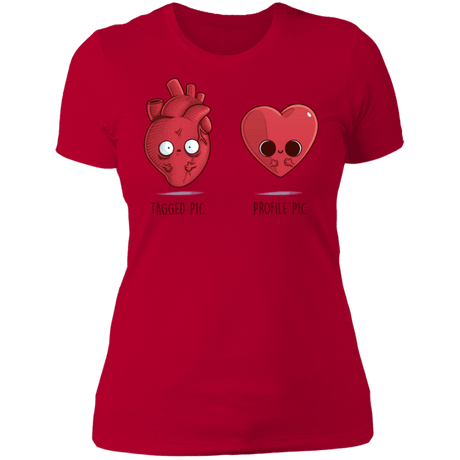 T-Shirts Red / S Profile Pic Women's Premium T-Shirt