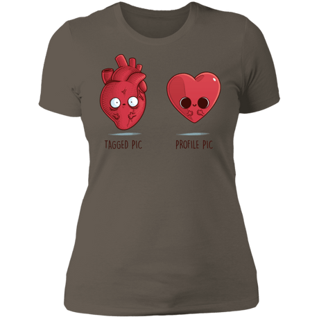 T-Shirts Warm Grey / S Profile Pic Women's Premium T-Shirt