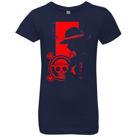 T-Shirts Midnight Navy / YXS Profile - Pirate King Girls Premium T-Shirt