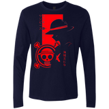 T-Shirts Midnight Navy / Small Profile - Pirate King Men's Premium Long Sleeve