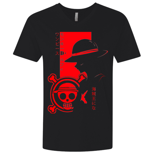 T-Shirts Black / X-Small Profile - Pirate King Men's Premium V-Neck