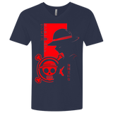 T-Shirts Midnight Navy / X-Small Profile - Pirate King Men's Premium V-Neck