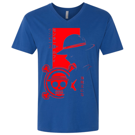 T-Shirts Royal / X-Small Profile - Pirate King Men's Premium V-Neck