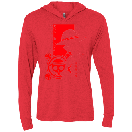 T-Shirts Vintage Red / X-Small Profile - Pirate King Triblend Long Sleeve Hoodie Tee