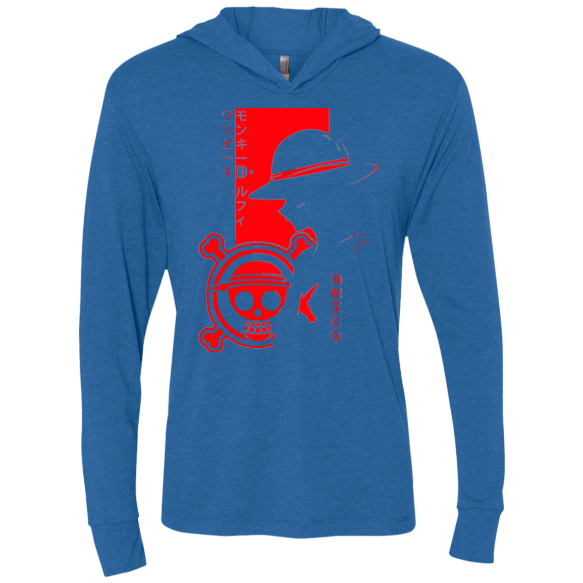 T-Shirts Vintage Royal / X-Small Profile - Pirate King Triblend Long Sleeve Hoodie Tee