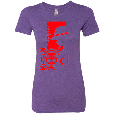 T-Shirts Purple Rush / Small Profile - Pirate King Women's Triblend T-Shirt