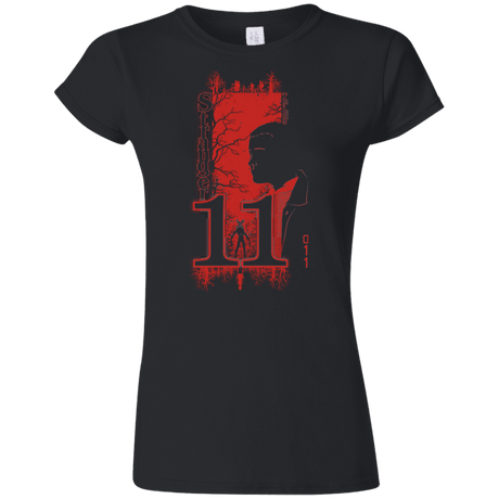 T-Shirts Black / S Profile-Stranger Things 11 Junior Slimmer-Fit T-Shirt