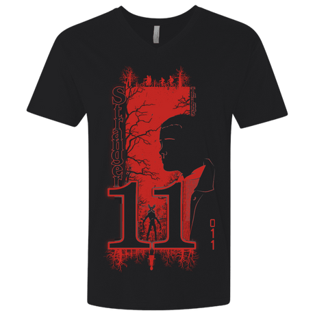 T-Shirts Black / X-Small Profile-Stranger Things 11 Men's Premium V-Neck