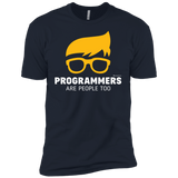 T-Shirts Midnight Navy / YXS Programmers Are People Too Boys Premium T-Shirt