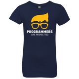 T-Shirts Midnight Navy / YXS Programmers Are People Too Girls Premium T-Shirt