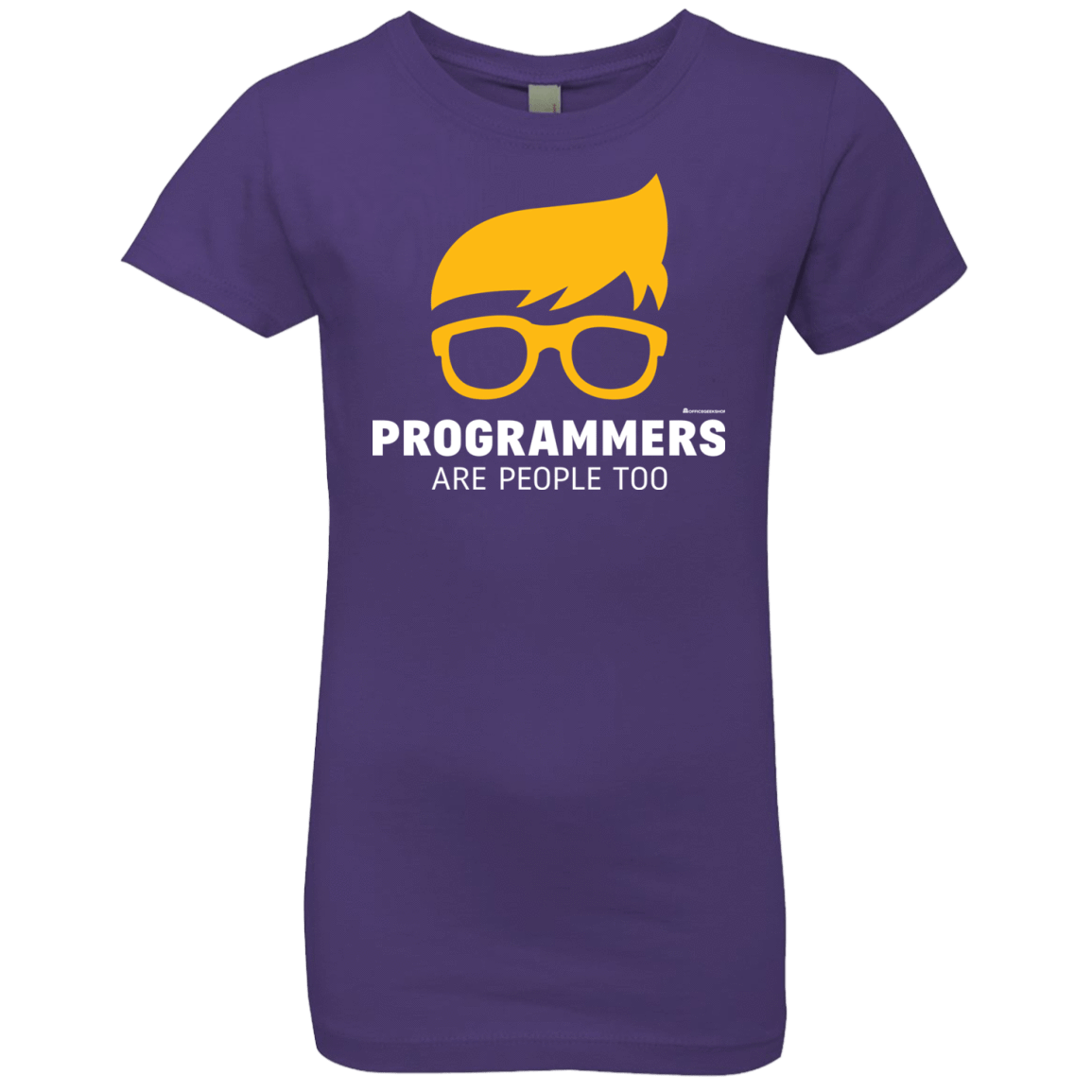 T-Shirts Purple Rush / YXS Programmers Are People Too Girls Premium T-Shirt