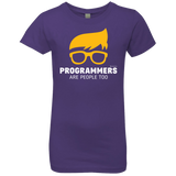T-Shirts Purple Rush / YXS Programmers Are People Too Girls Premium T-Shirt