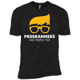 T-Shirts Black / X-Small Programmers Are People Too Men's Premium T-Shirt