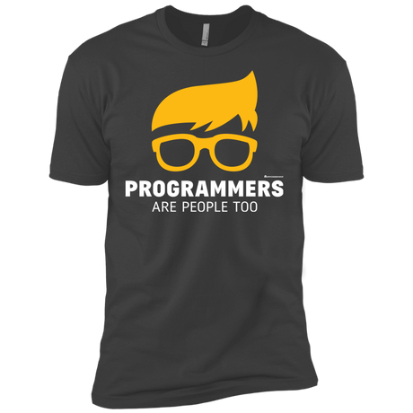 T-Shirts Heavy Metal / X-Small Programmers Are People Too Men's Premium T-Shirt