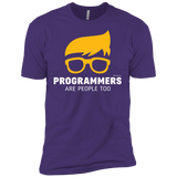 T-Shirts Purple Rush/ / X-Small Programmers Are People Too Men's Premium T-Shirt