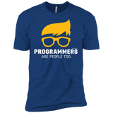 T-Shirts Royal / X-Small Programmers Are People Too Men's Premium T-Shirt