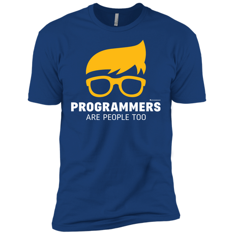 T-Shirts Royal / X-Small Programmers Are People Too Men's Premium T-Shirt