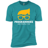 T-Shirts Tahiti Blue / X-Small Programmers Are People Too Men's Premium T-Shirt
