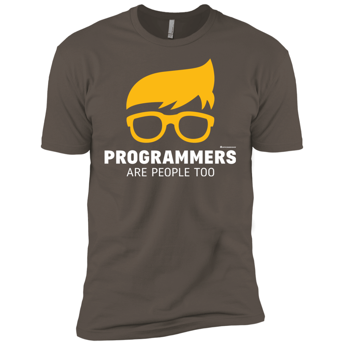 T-Shirts Warm Grey / X-Small Programmers Are People Too Men's Premium T-Shirt
