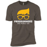 T-Shirts Warm Grey / X-Small Programmers Are People Too Men's Premium T-Shirt