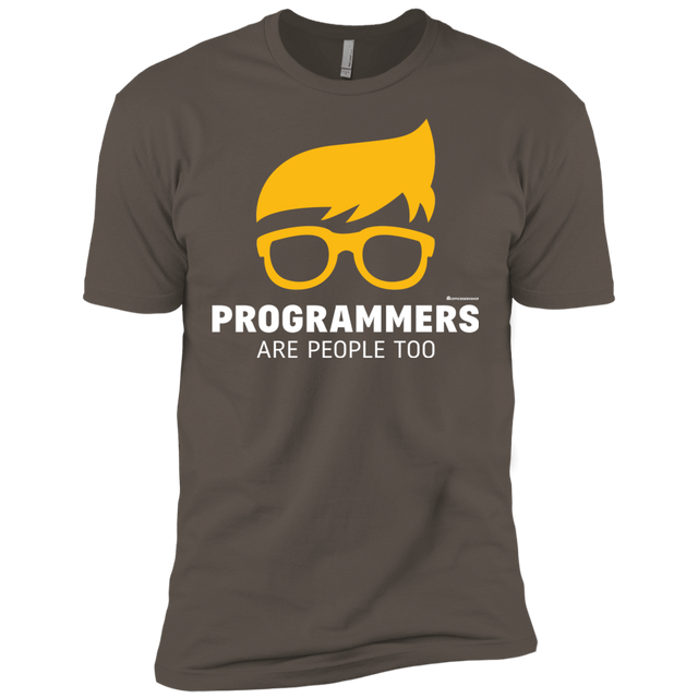 T-Shirts Warm Grey / X-Small Programmers Are People Too Men's Premium T-Shirt