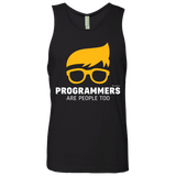 T-Shirts Black / Small Programmers Are People Too Men's Premium Tank Top