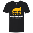 T-Shirts Black / X-Small Programmers Are People Too Men's Premium V-Neck