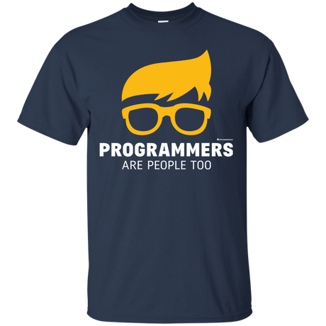 T-Shirts Navy / Small Programmers Are People Too T-Shirt