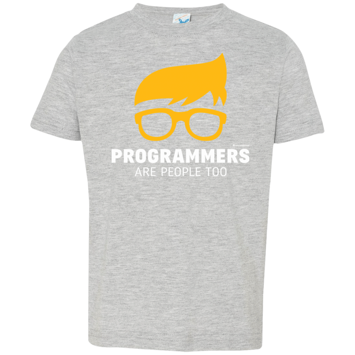 T-Shirts Heather Grey / 2T Programmers Are People Too Toddler Premium T-Shirt