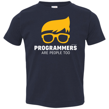 T-Shirts Navy / 2T Programmers Are People Too Toddler Premium T-Shirt