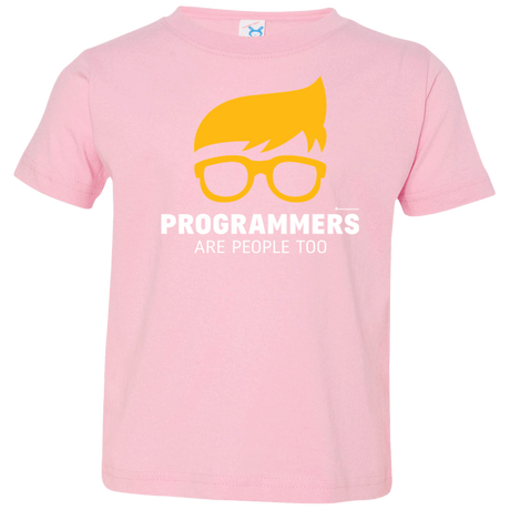 T-Shirts Pink / 2T Programmers Are People Too Toddler Premium T-Shirt