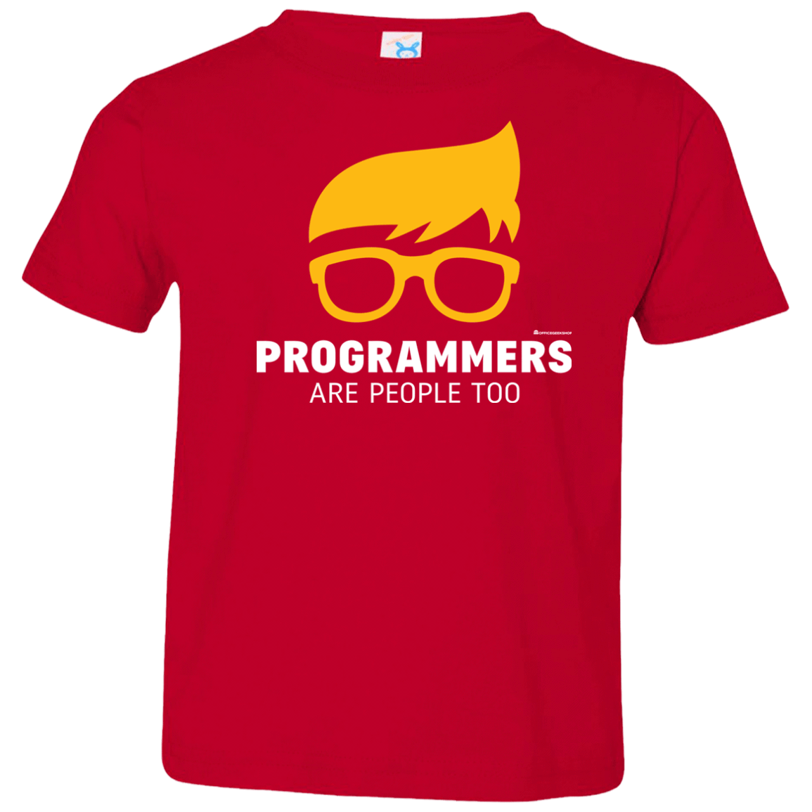 T-Shirts Red / 2T Programmers Are People Too Toddler Premium T-Shirt