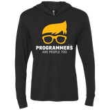 T-Shirts Vintage Black / X-Small Programmers Are People Too Triblend Long Sleeve Hoodie Tee
