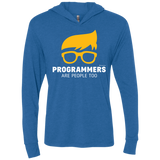 T-Shirts Vintage Royal / X-Small Programmers Are People Too Triblend Long Sleeve Hoodie Tee