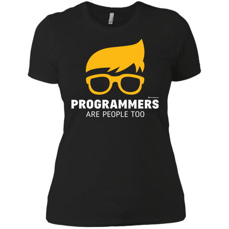 T-Shirts Black / X-Small Programmers Are People Too Women's Premium T-Shirt
