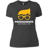 T-Shirts Heavy Metal / X-Small Programmers Are People Too Women's Premium T-Shirt