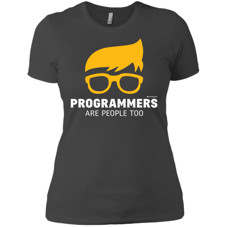 T-Shirts Heavy Metal / X-Small Programmers Are People Too Women's Premium T-Shirt