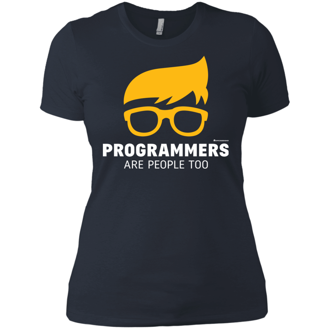 T-Shirts Indigo / X-Small Programmers Are People Too Women's Premium T-Shirt