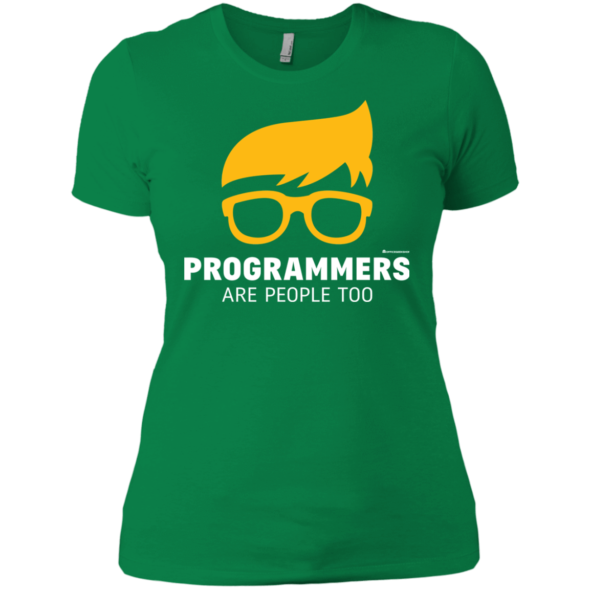T-Shirts Kelly Green / X-Small Programmers Are People Too Women's Premium T-Shirt