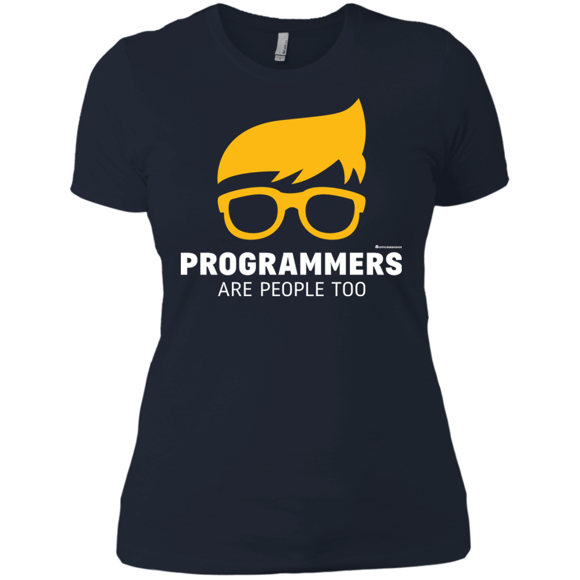 T-Shirts Midnight Navy / X-Small Programmers Are People Too Women's Premium T-Shirt