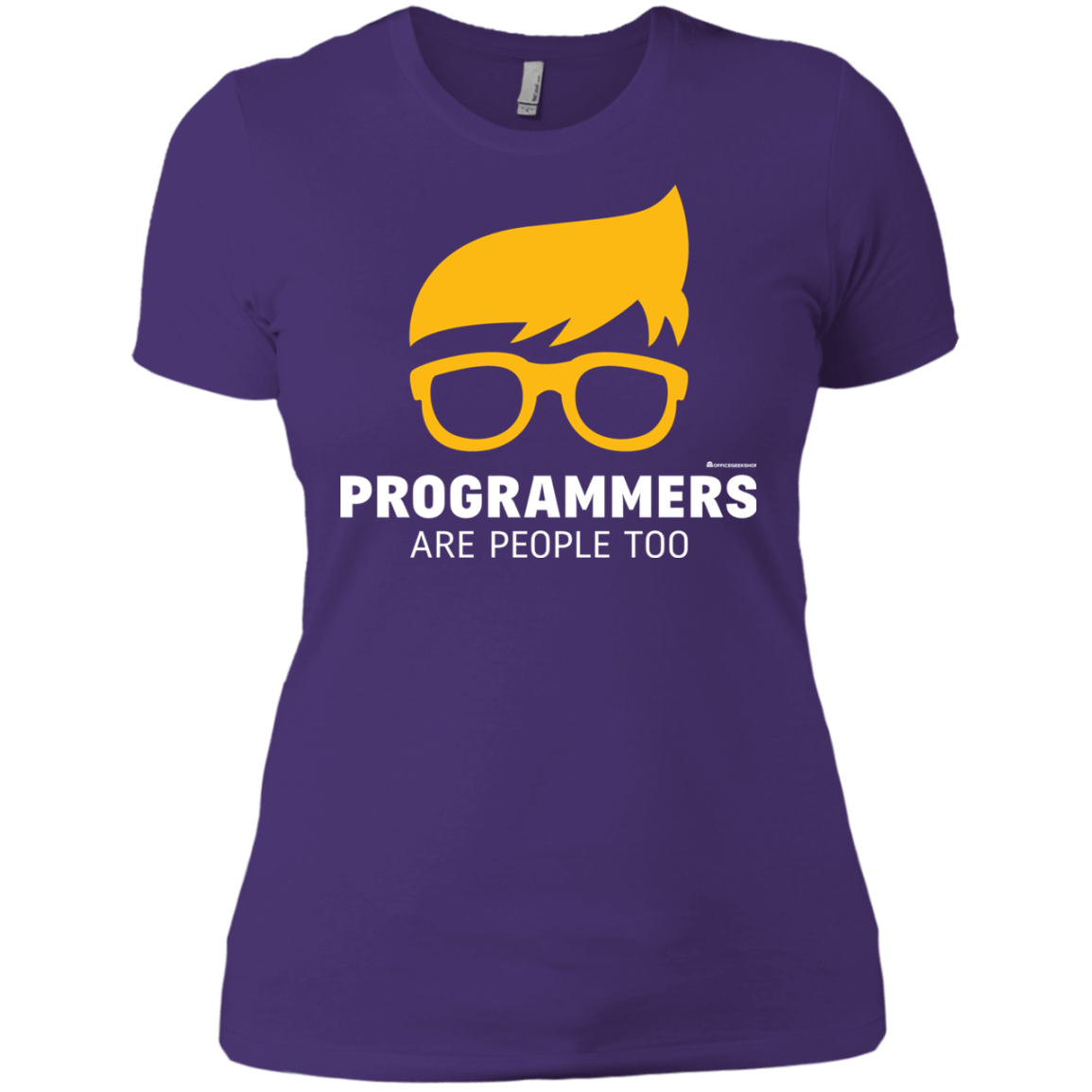 T-Shirts Purple Rush/ / X-Small Programmers Are People Too Women's Premium T-Shirt