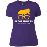 T-Shirts Purple Rush/ / X-Small Programmers Are People Too Women's Premium T-Shirt