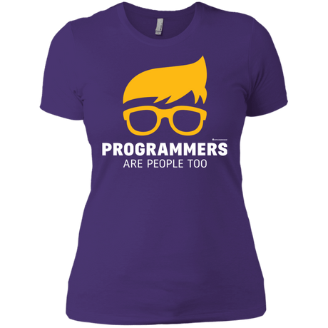 T-Shirts Purple Rush/ / X-Small Programmers Are People Too Women's Premium T-Shirt